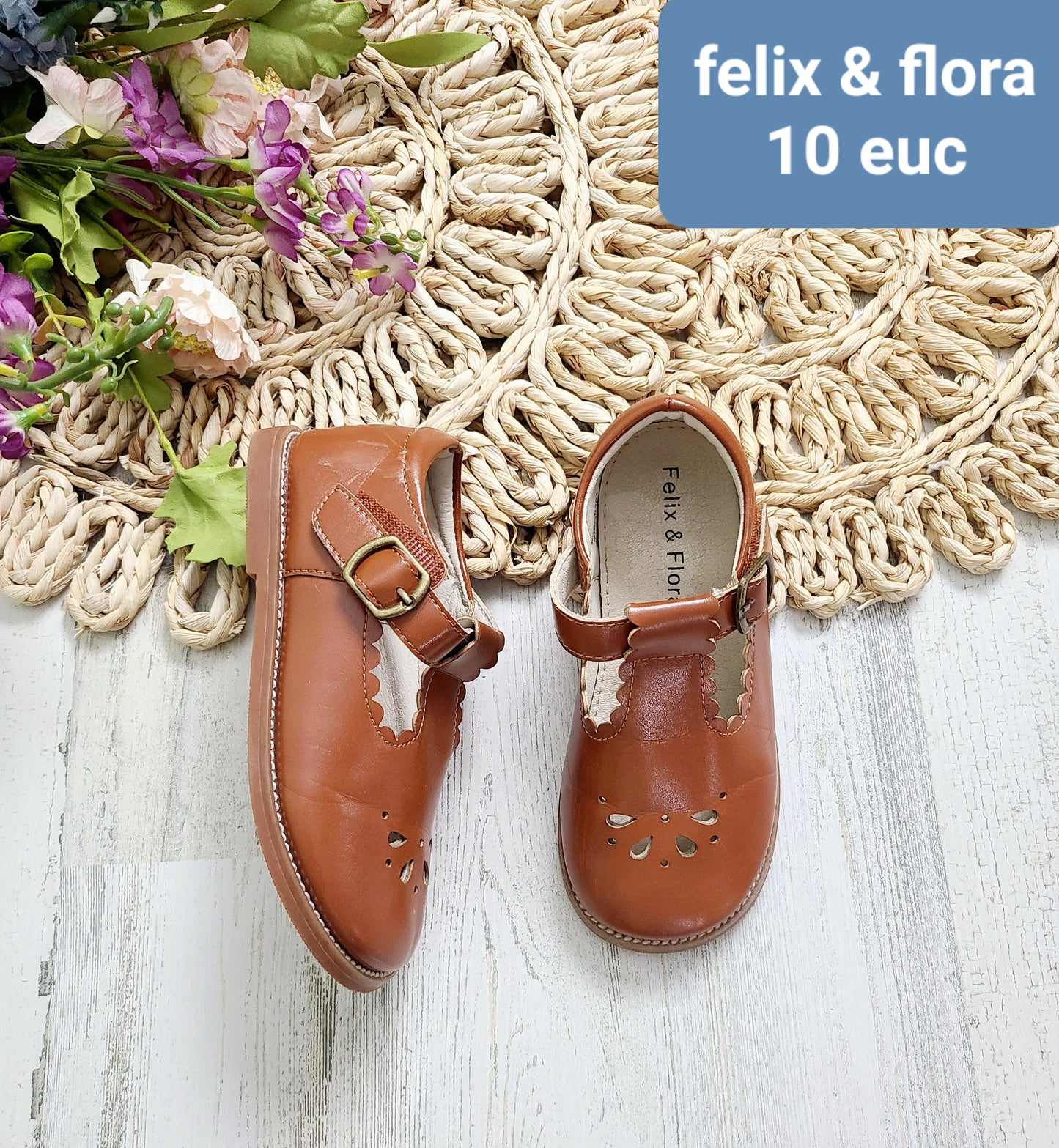 felix & flora brown shoes