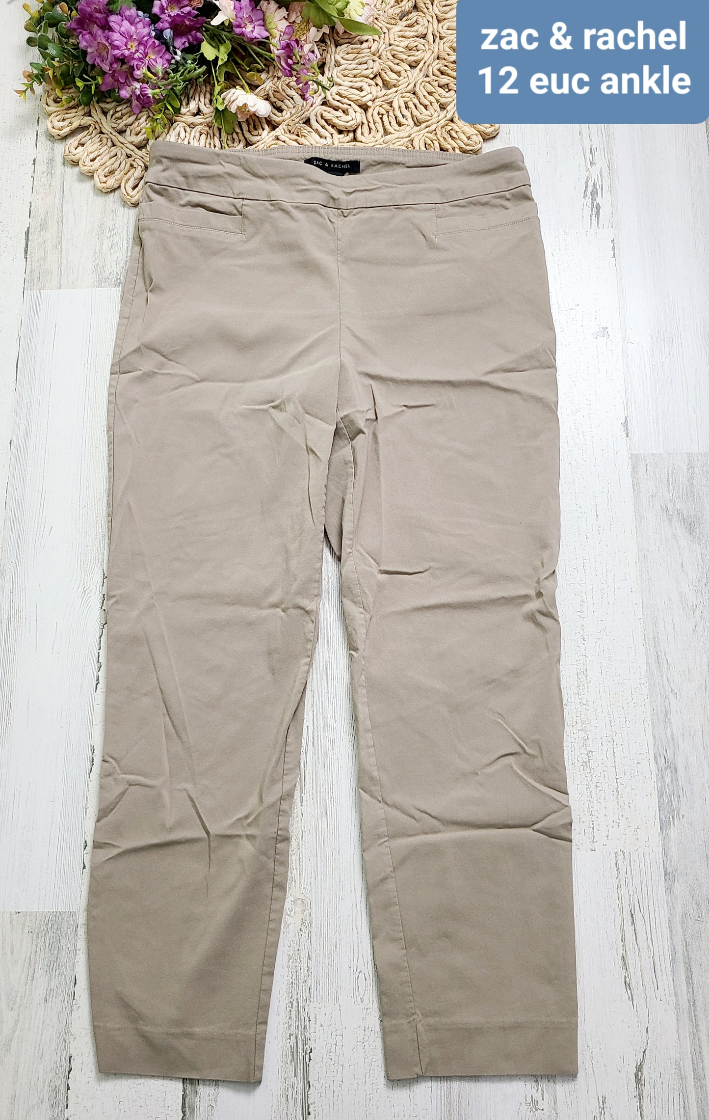 zac & rachel khaki sz 12