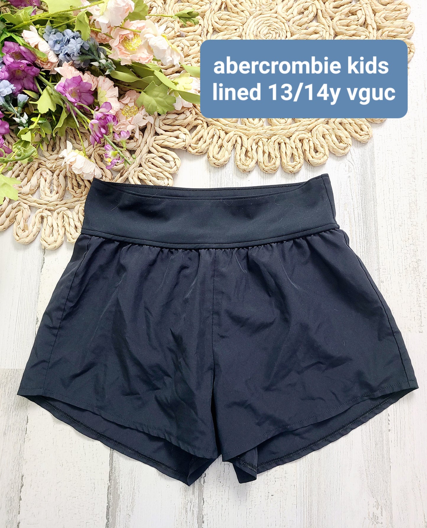 black active shorts abercrombie