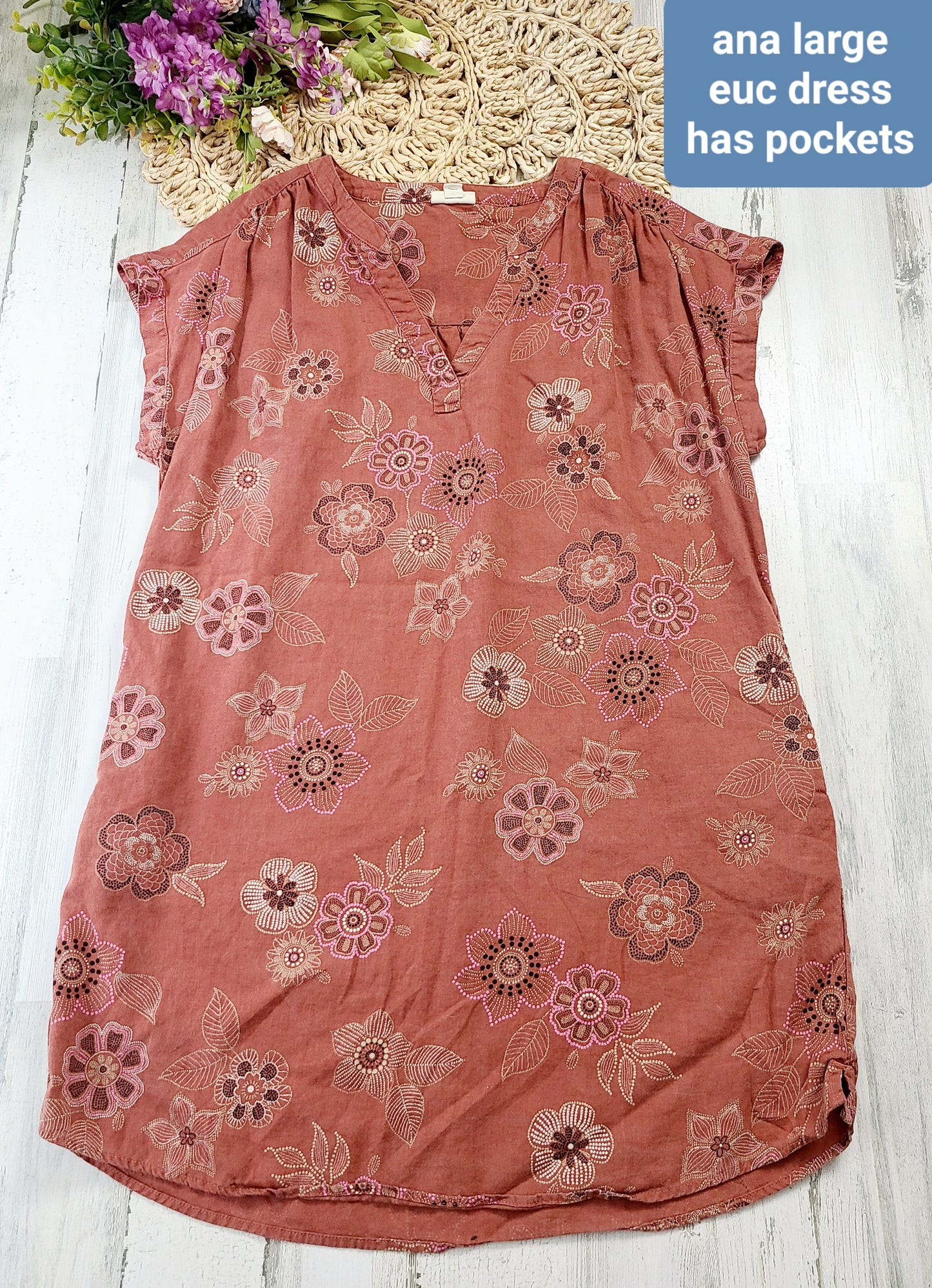ana dress with pockets large