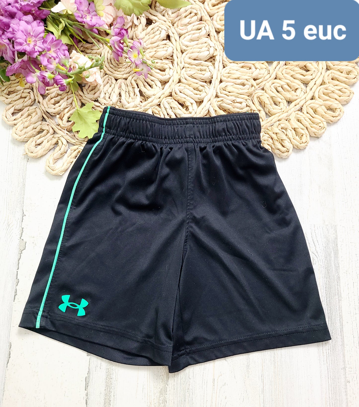 ua black with green details