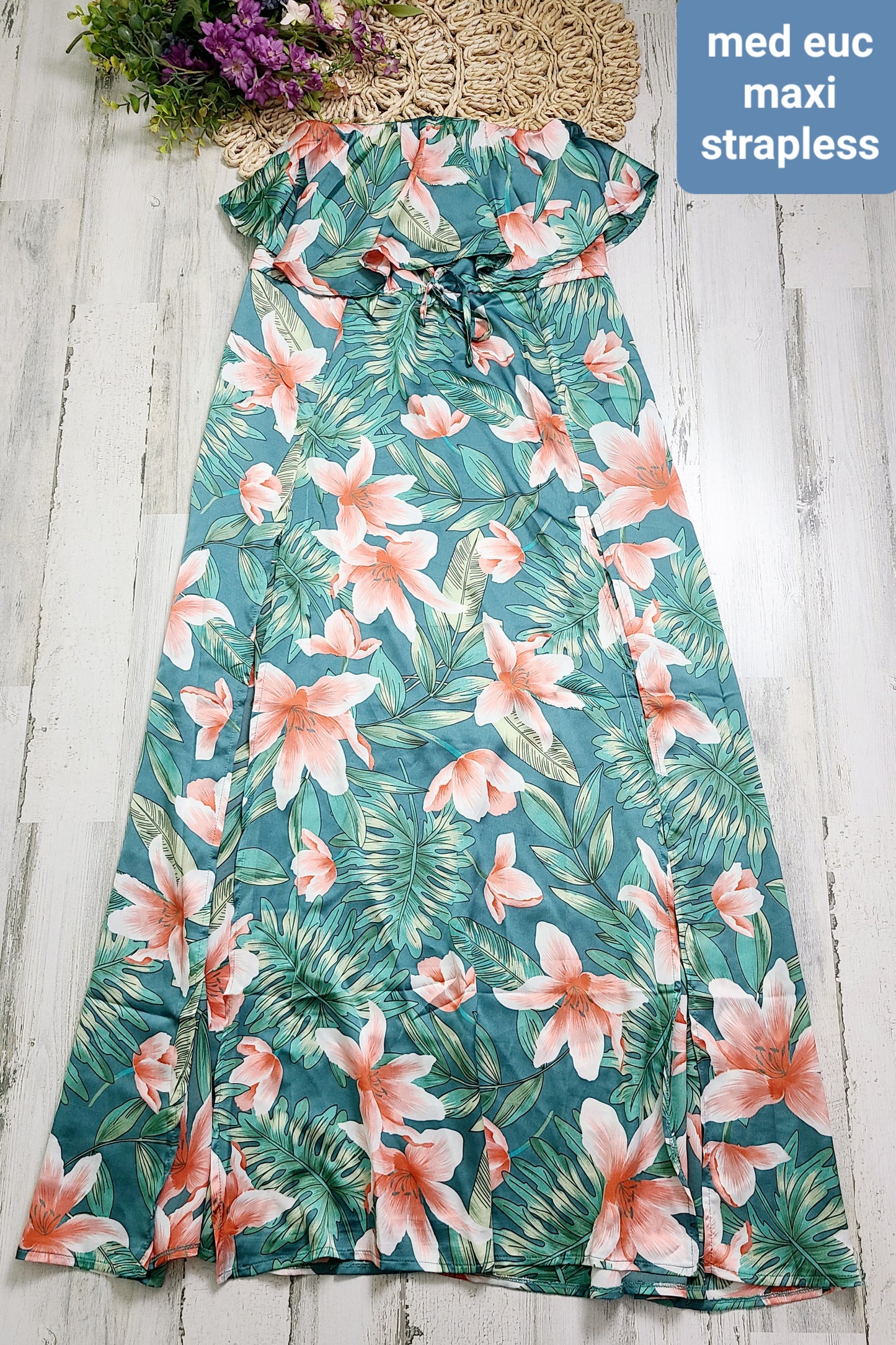 strapless maxi no brand
