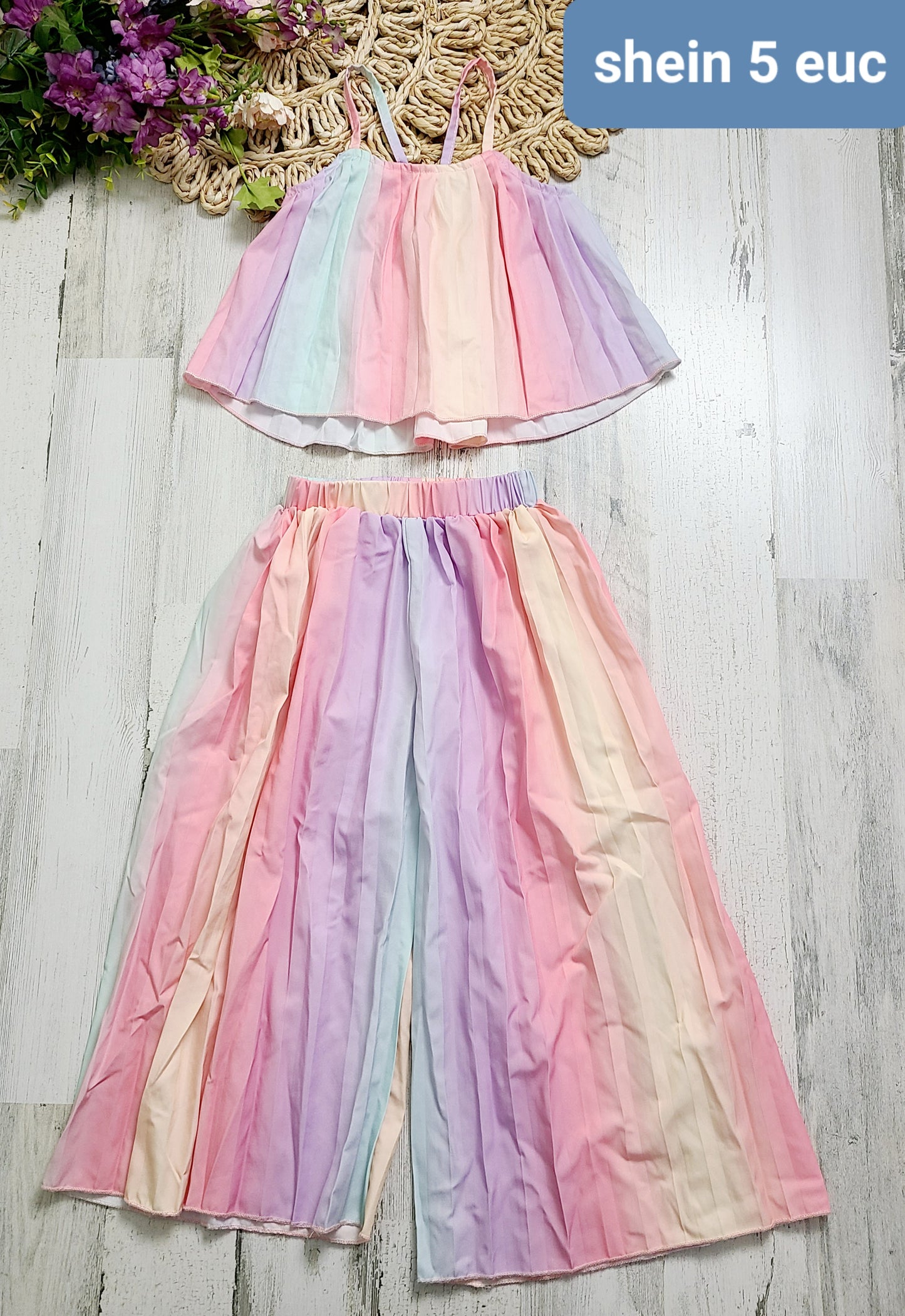shein colorblock set 5t