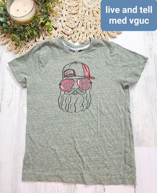 santa with a hat live & tell