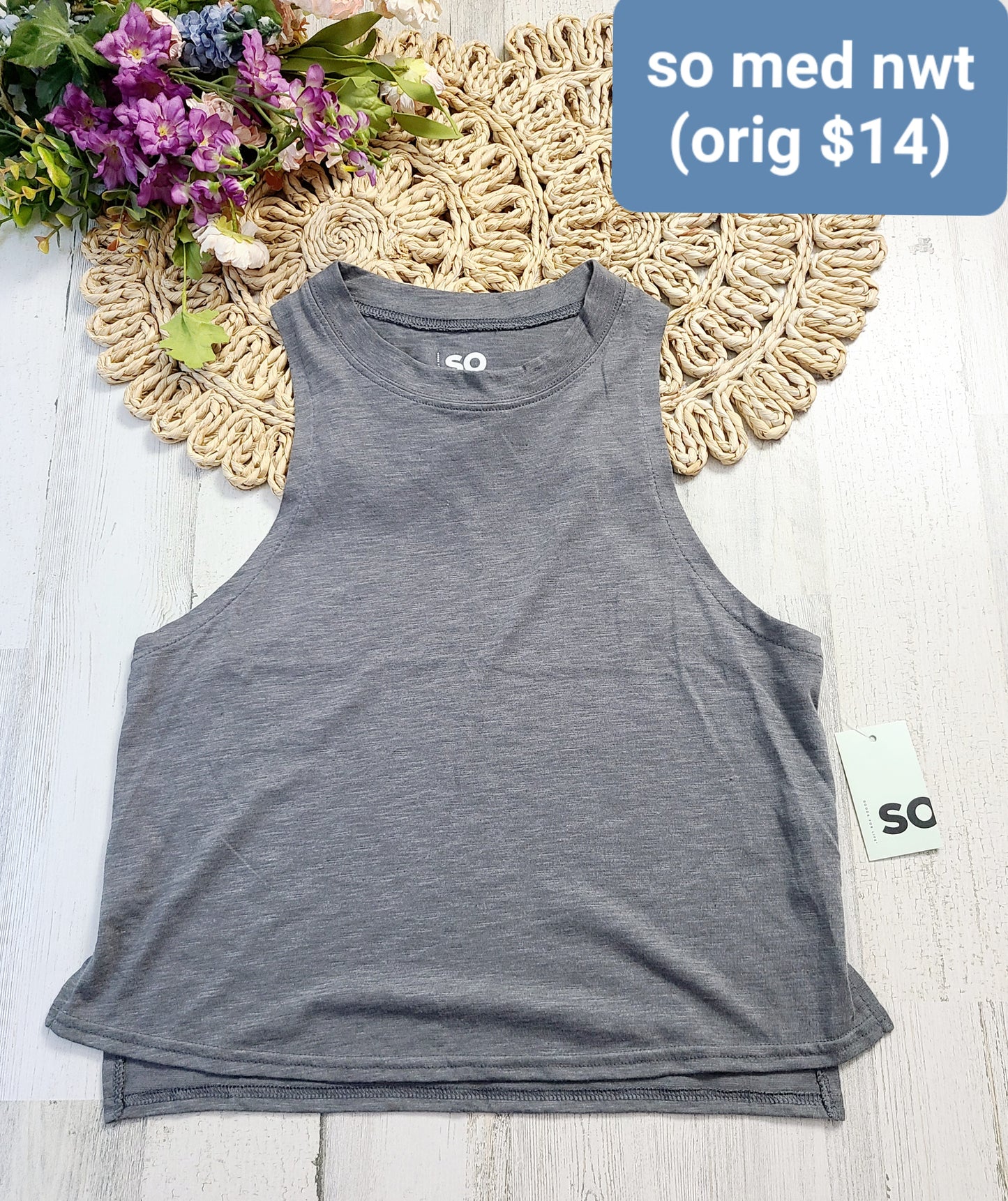 new so gray tank