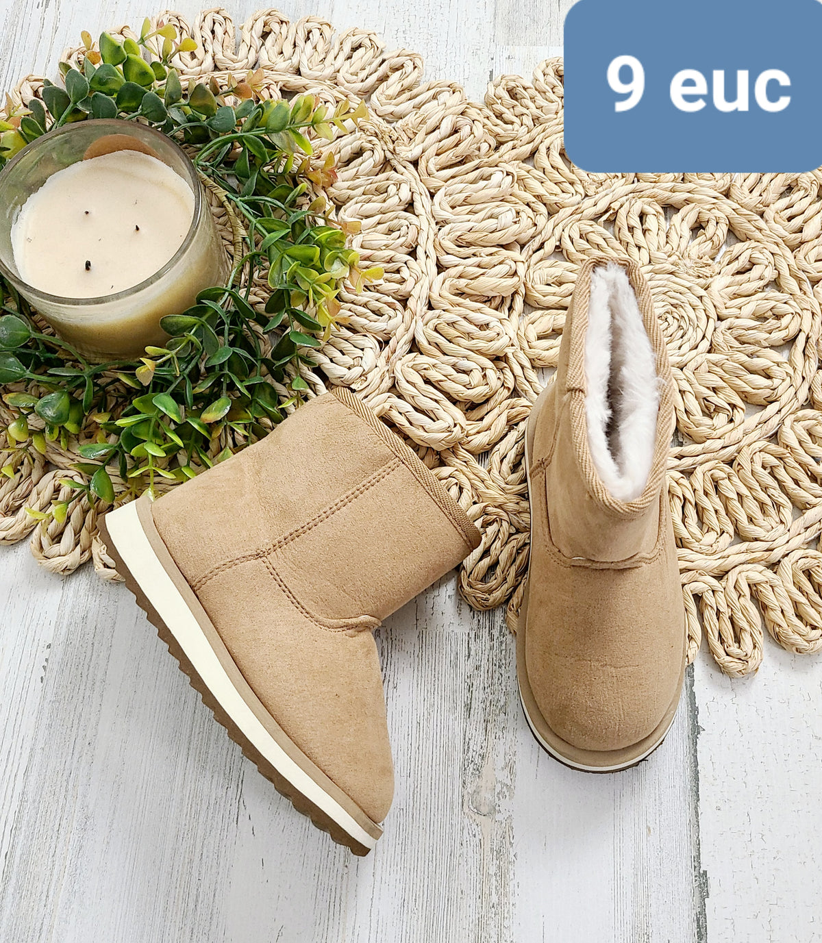 tan boot fleece lined no name