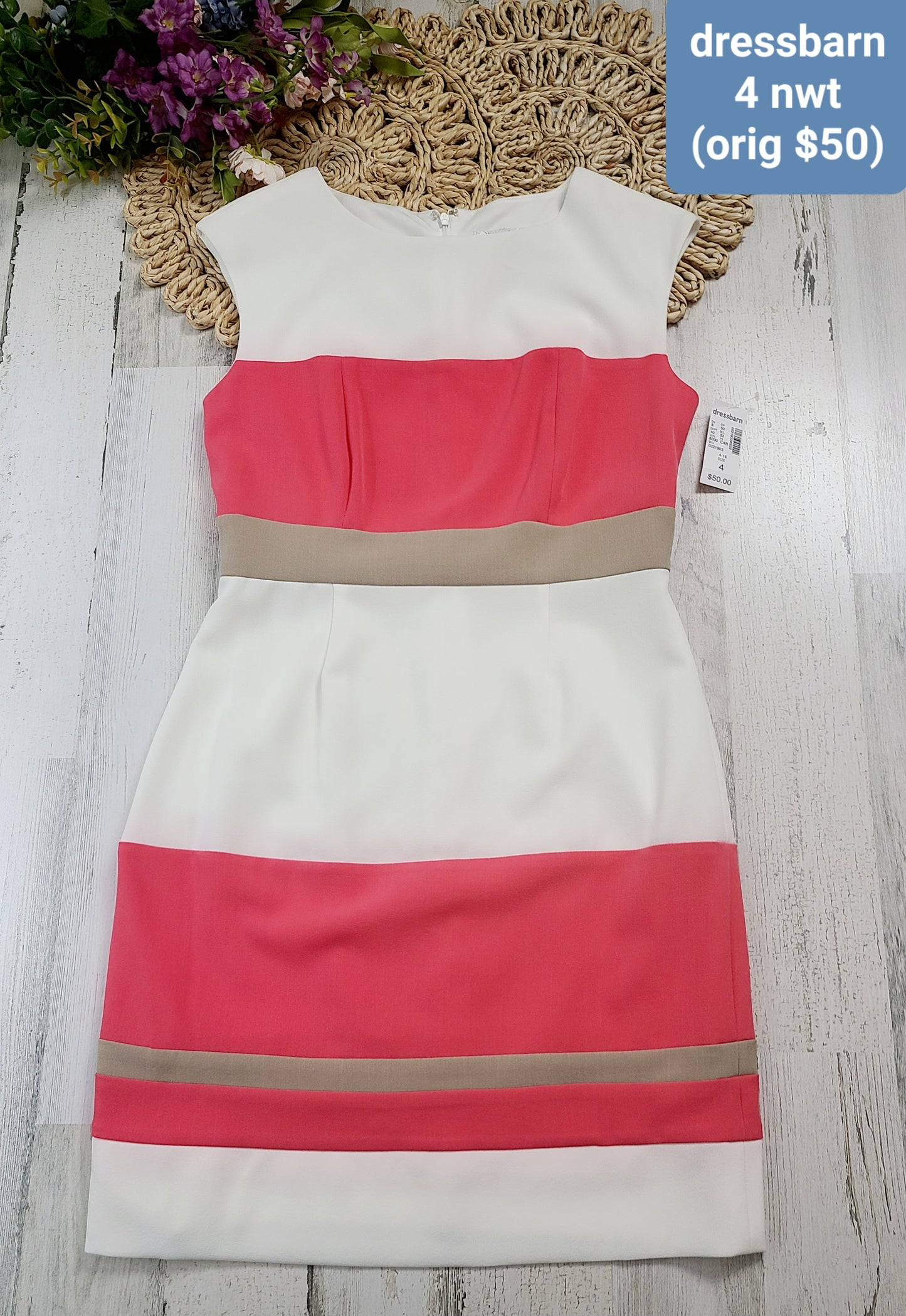 new dressbarn striped dress