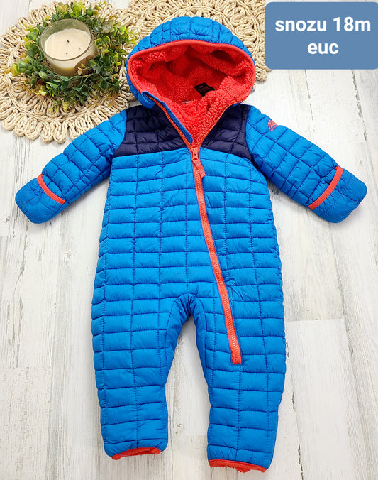 snozu snowsuit boys 18m