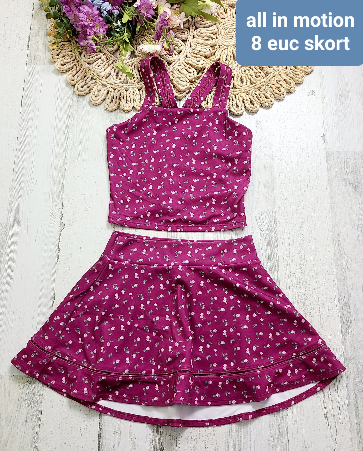 two piece all in motion set girls