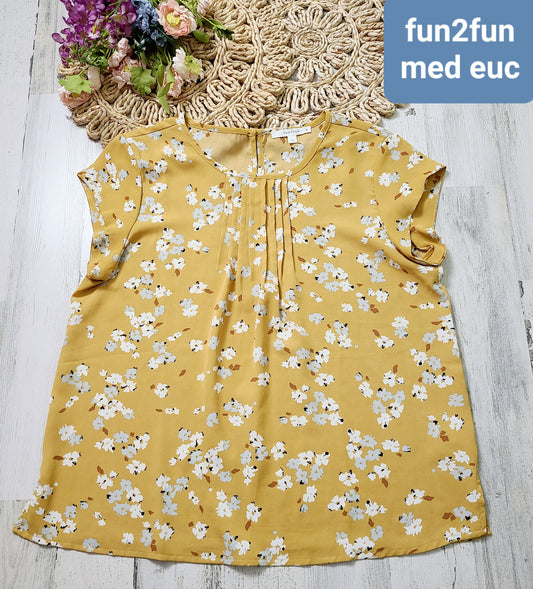 fun2fun mustard floral