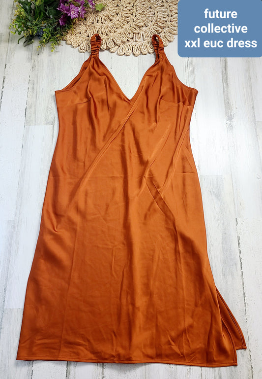 future collective orange dress