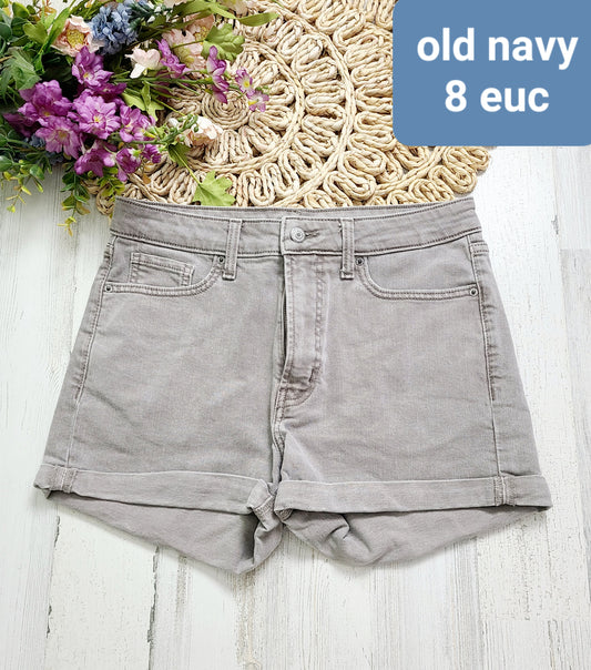 old navy 8 cuff shorts womens