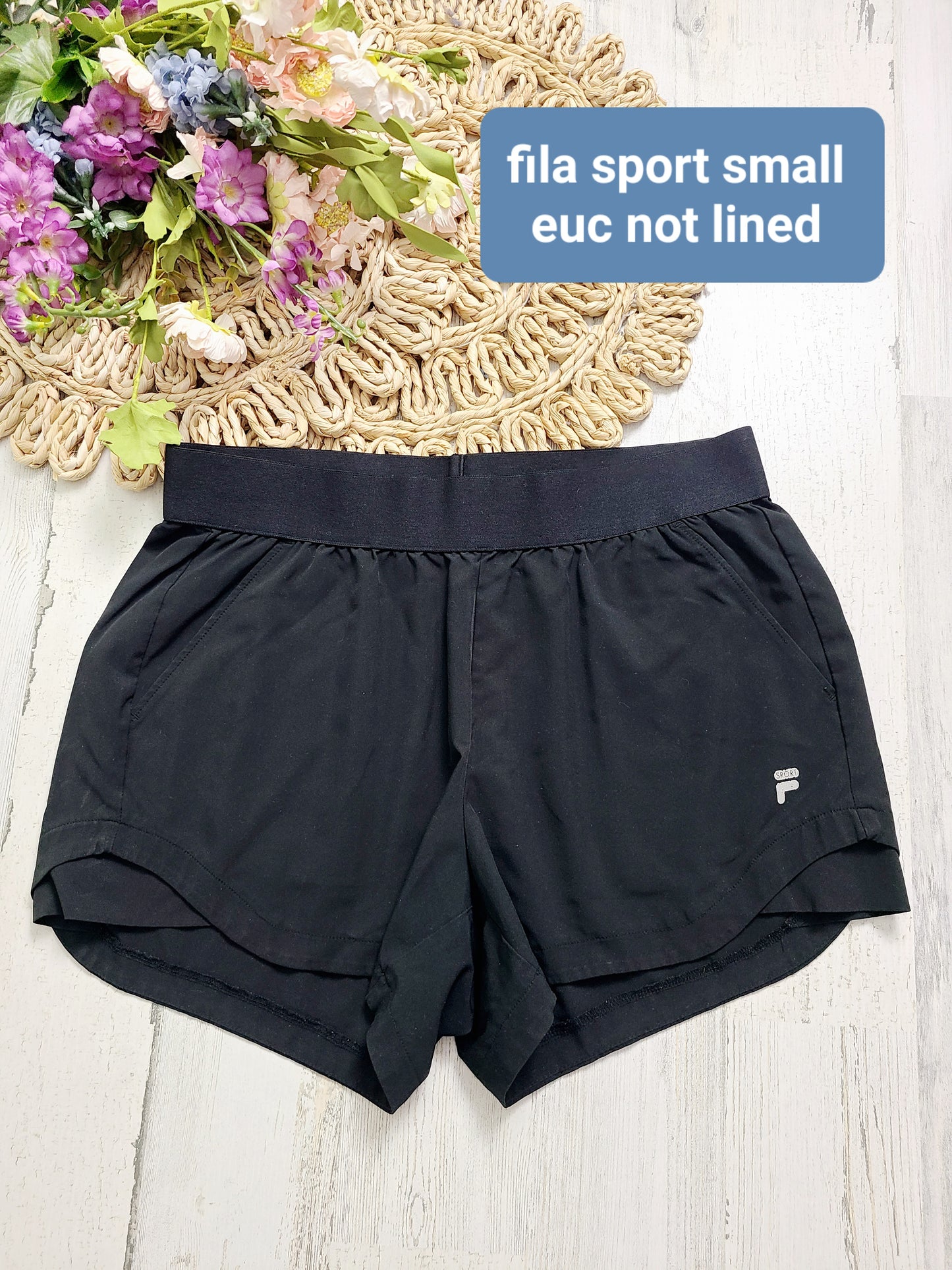 lined fila shorts