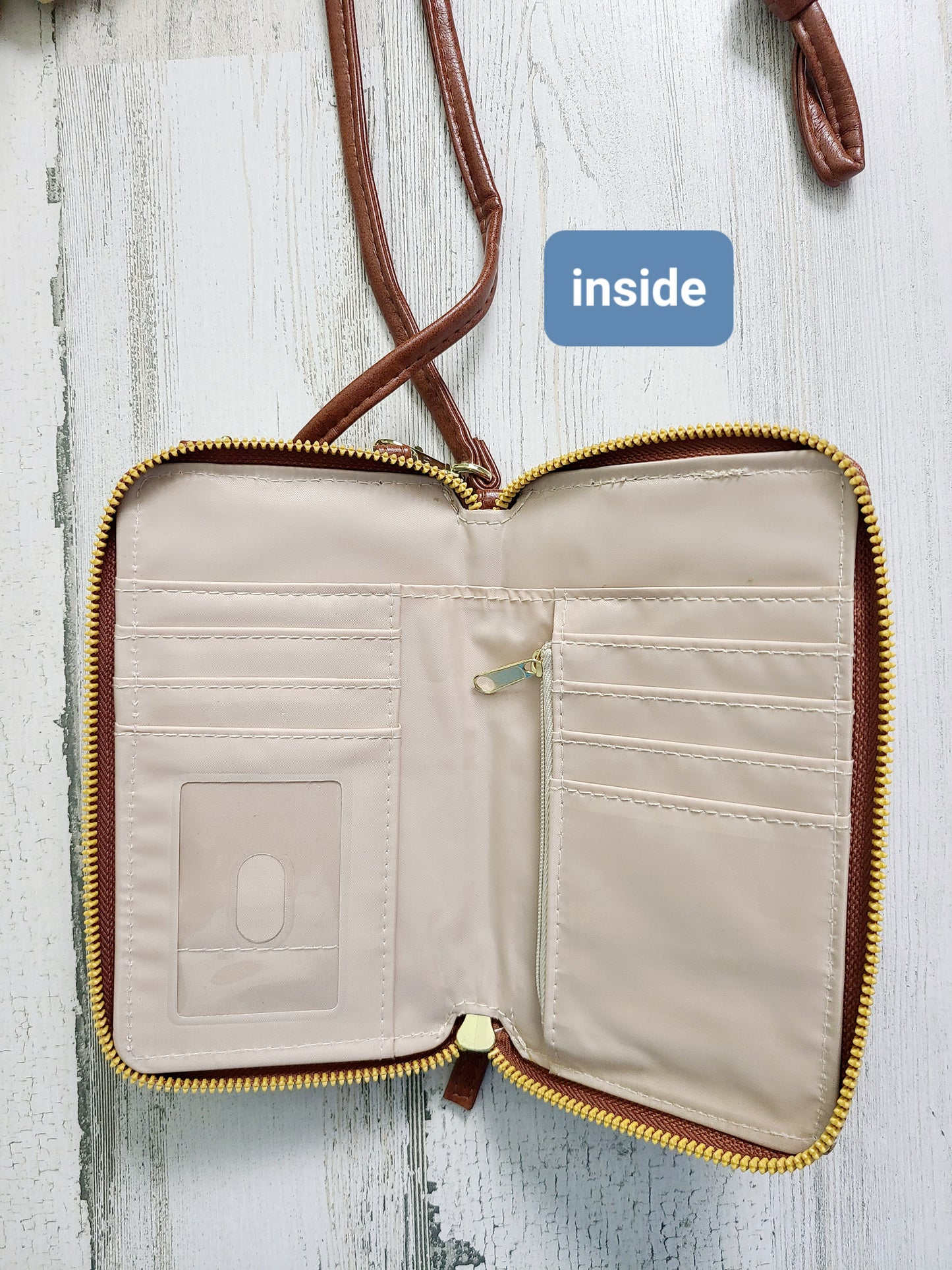 small wallet and phone purse