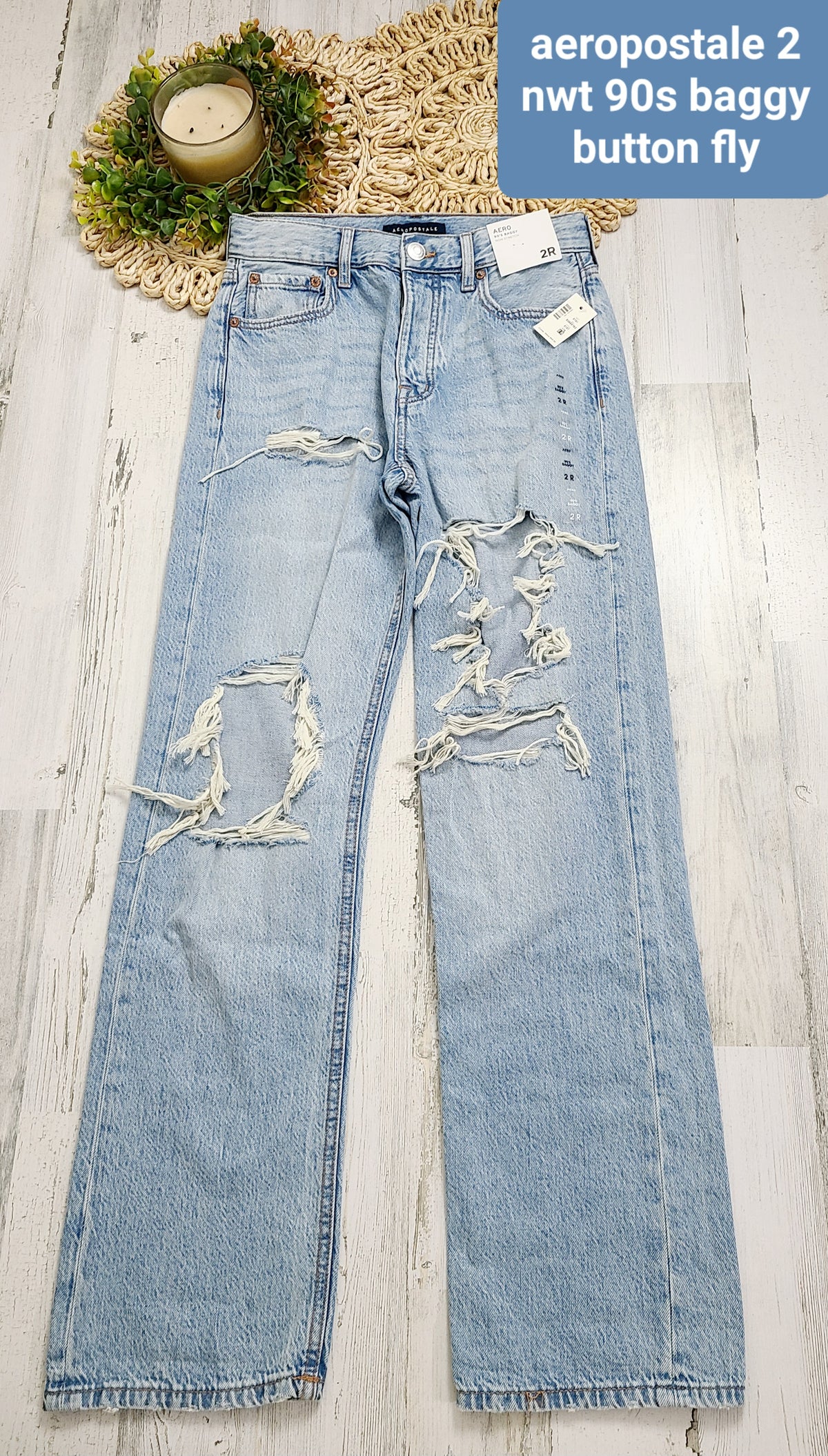 new aeropostale distressed jeans