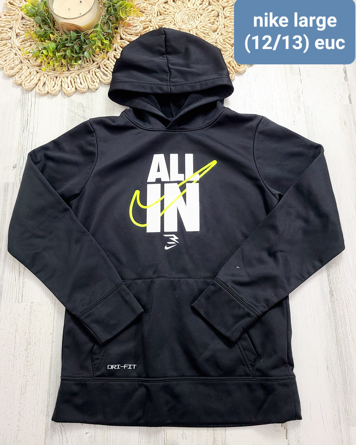 black all in nike