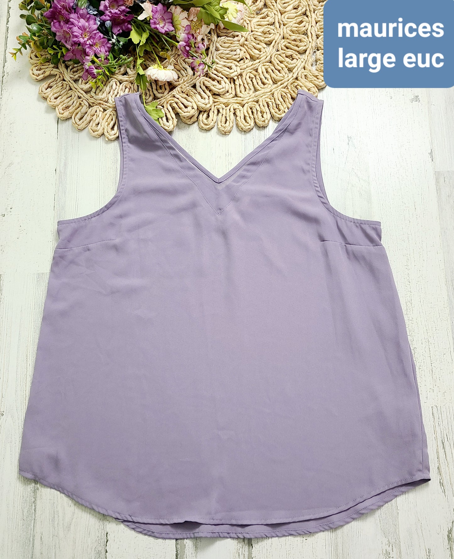 maurices dusty purple tank