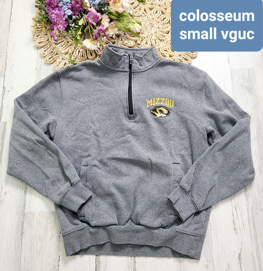 mizzou quarter zip small