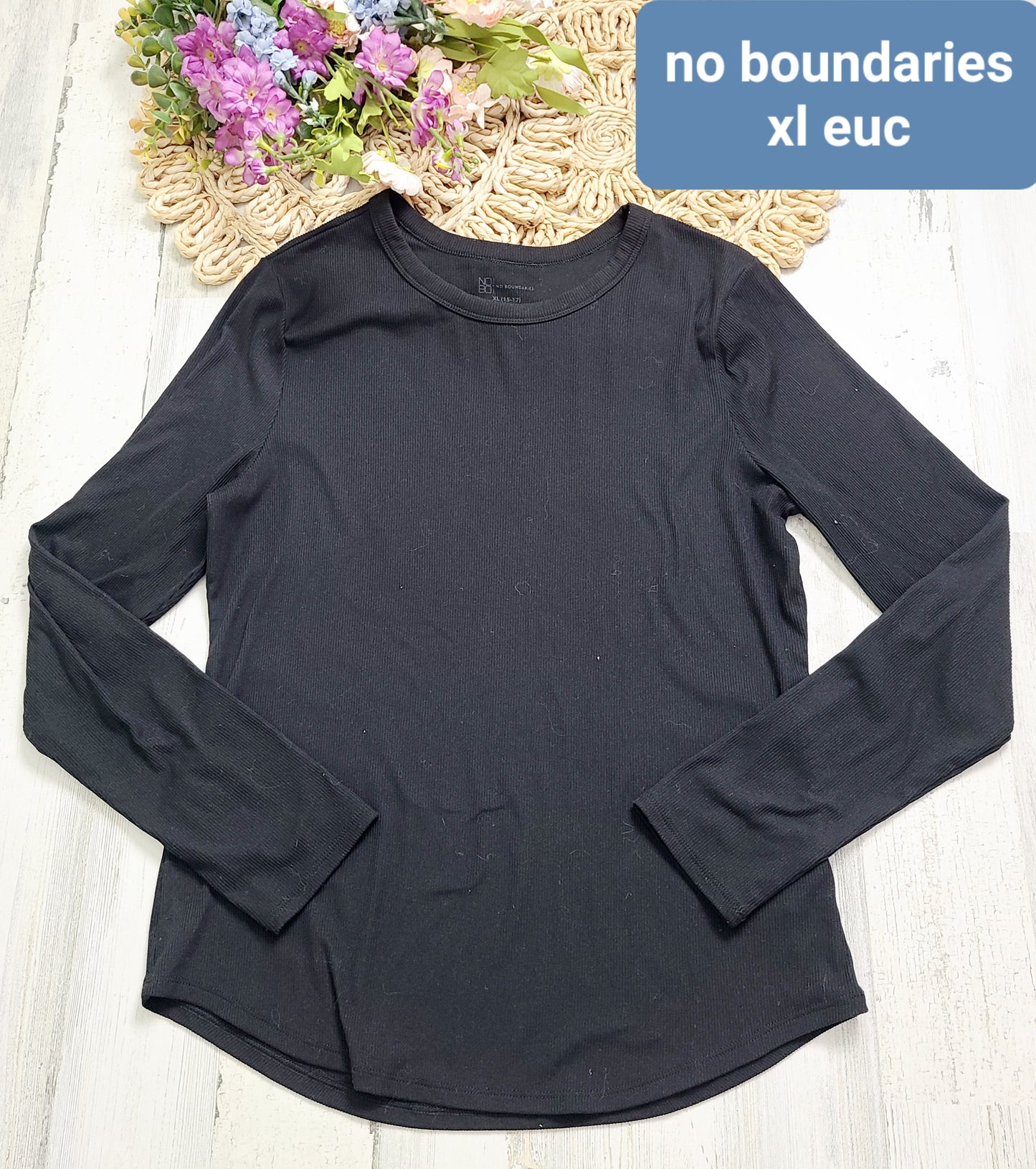 multiple colors no boundaries long sleeve xl