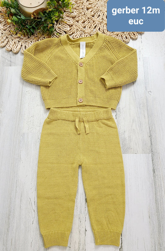 mustard sweater set gerber