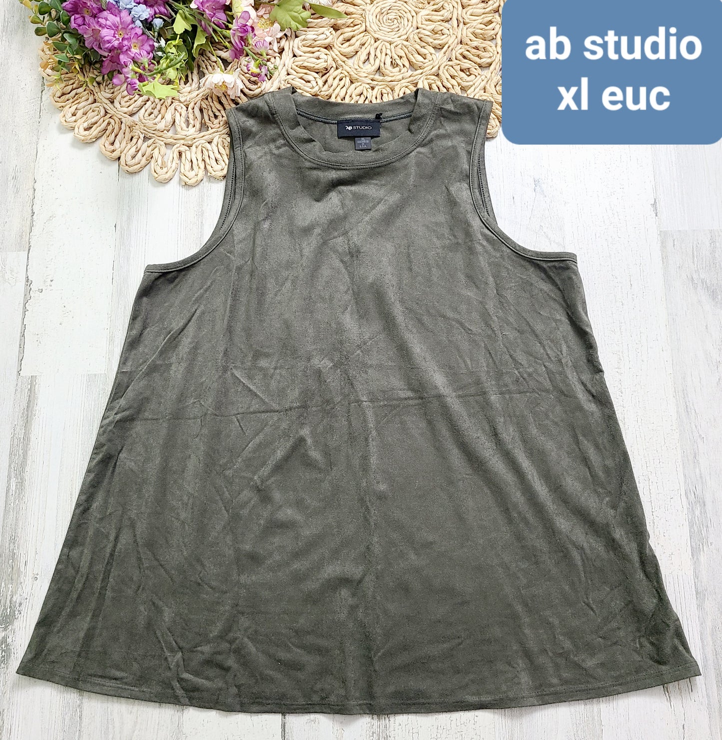 ab studio suede tank