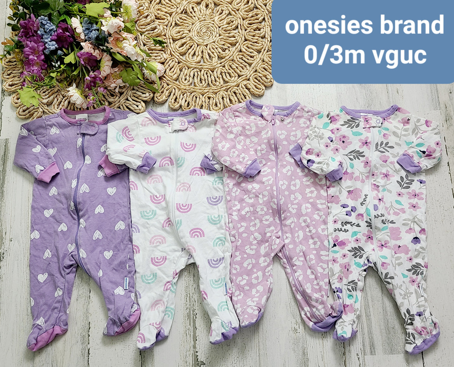 purple pink girls pj bundle