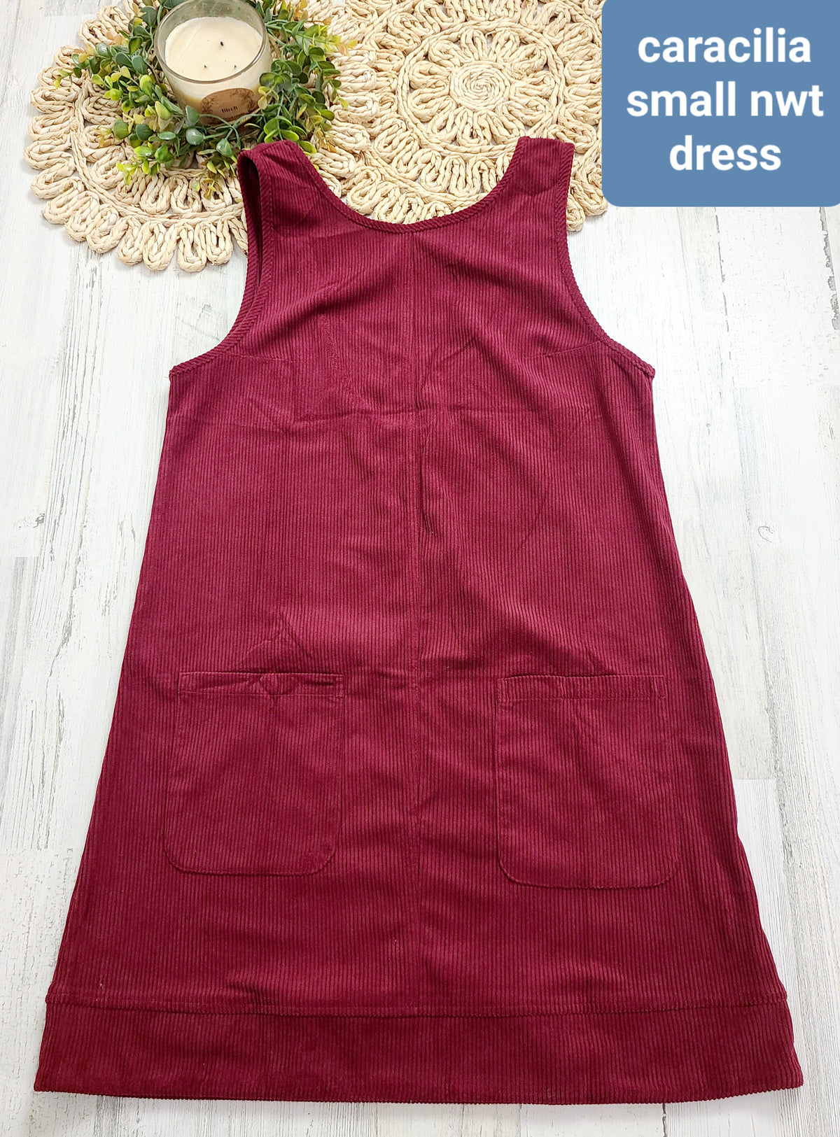 red caracilia dress