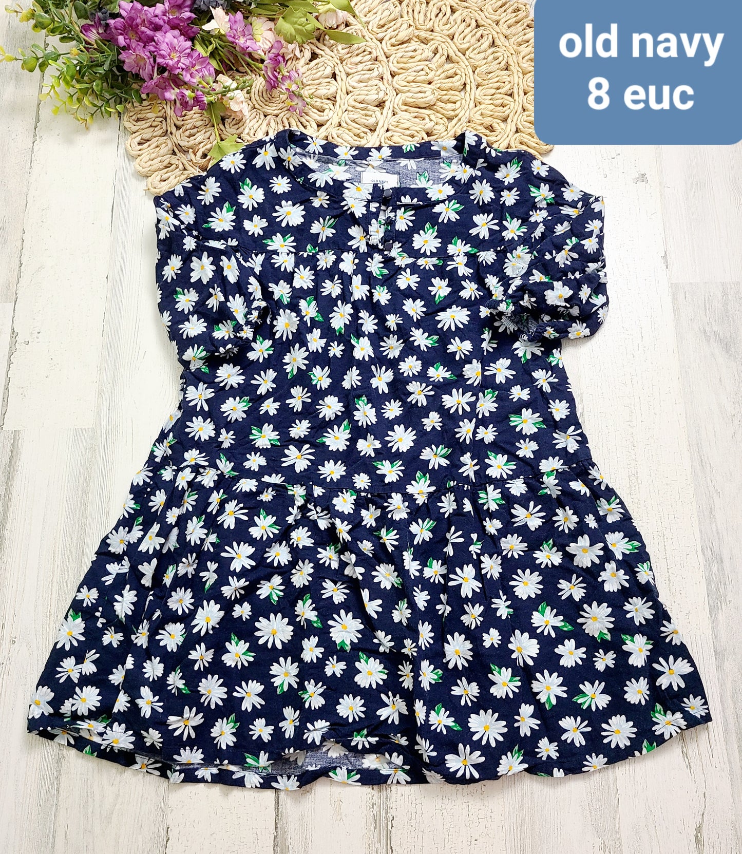 old navy girls daisy dress 8y