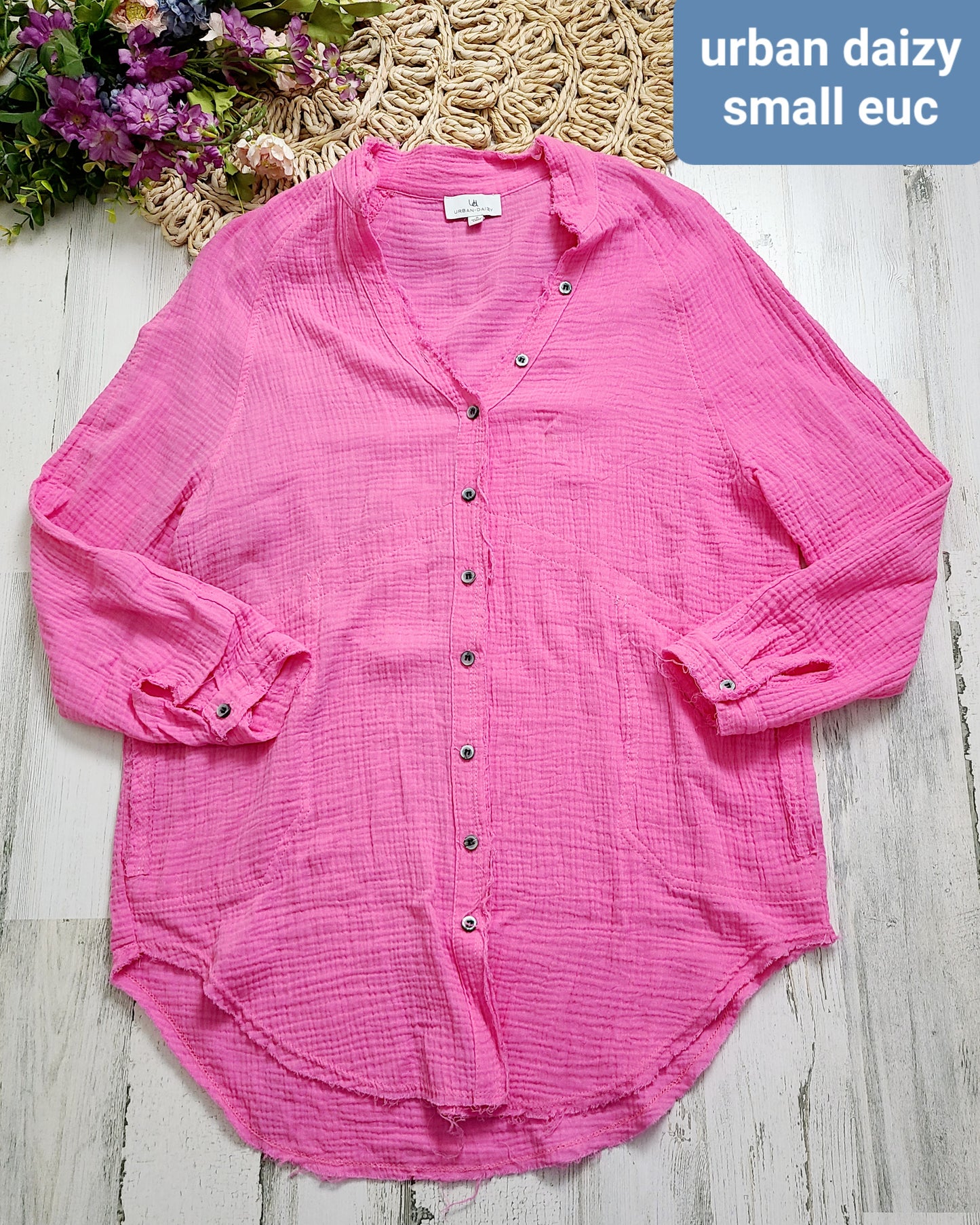 small gauze urban daizy tunic
