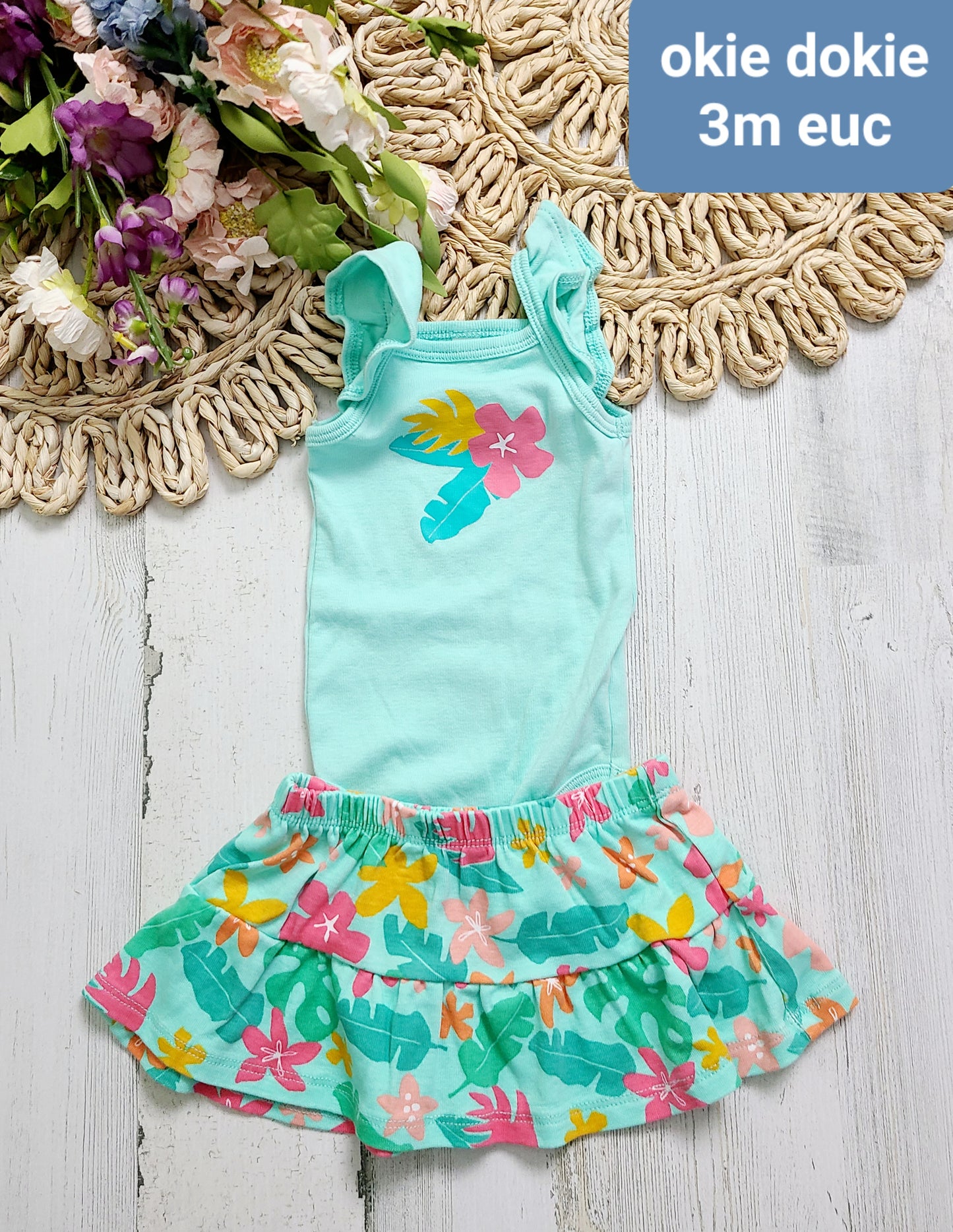 tropical okie dokie 3m outfit