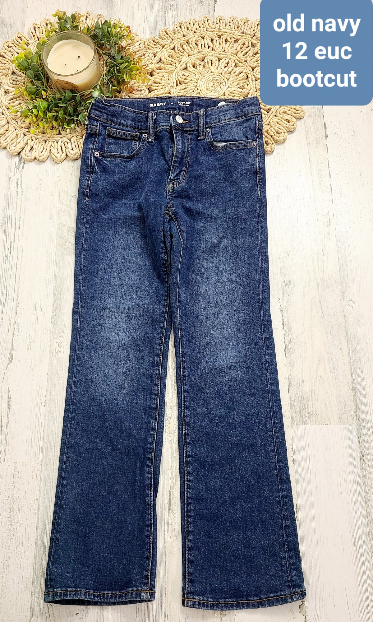 12y old navy boys bootcut denim