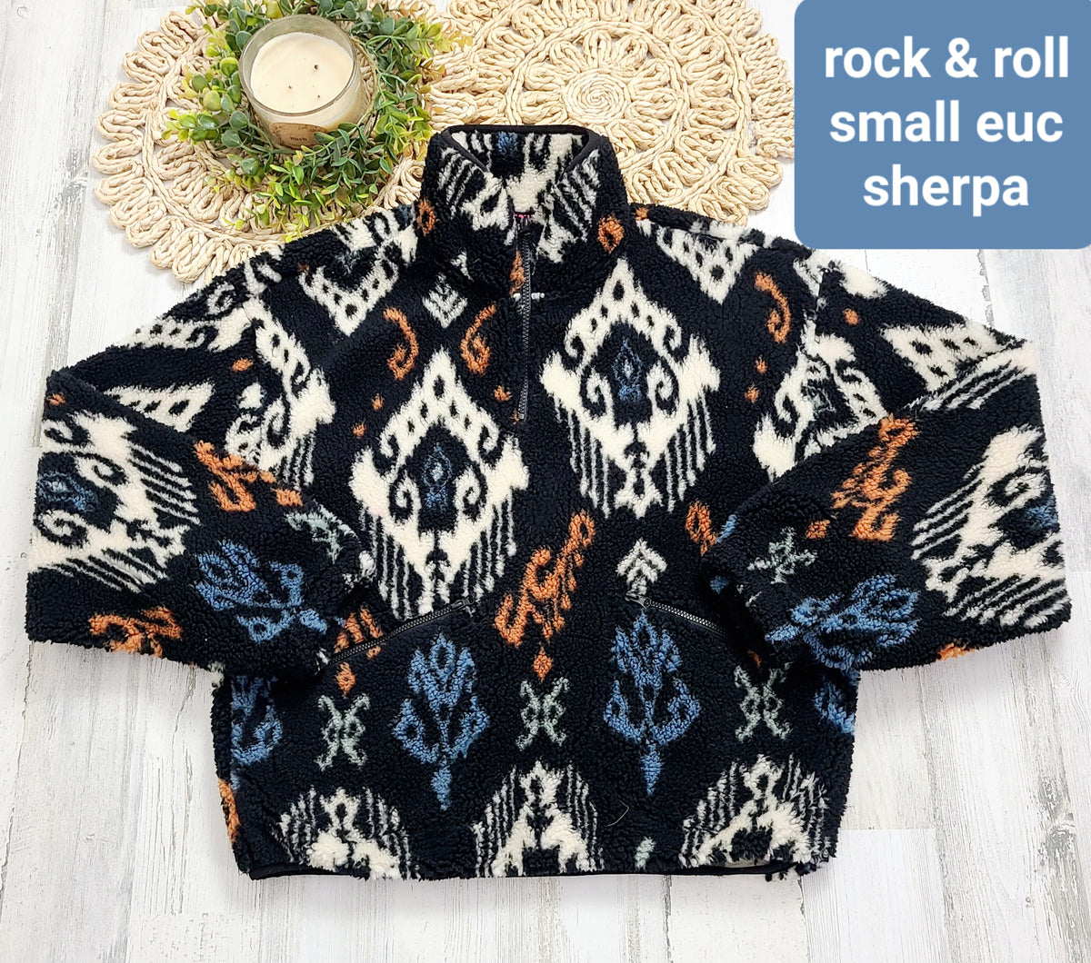 Rock & roll sherpa fleece