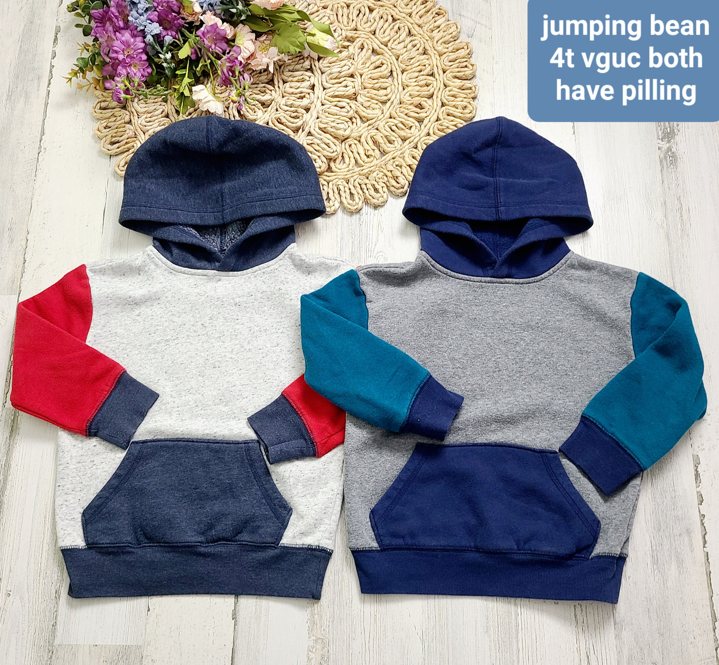 jumping bean colorblock hoodies boys