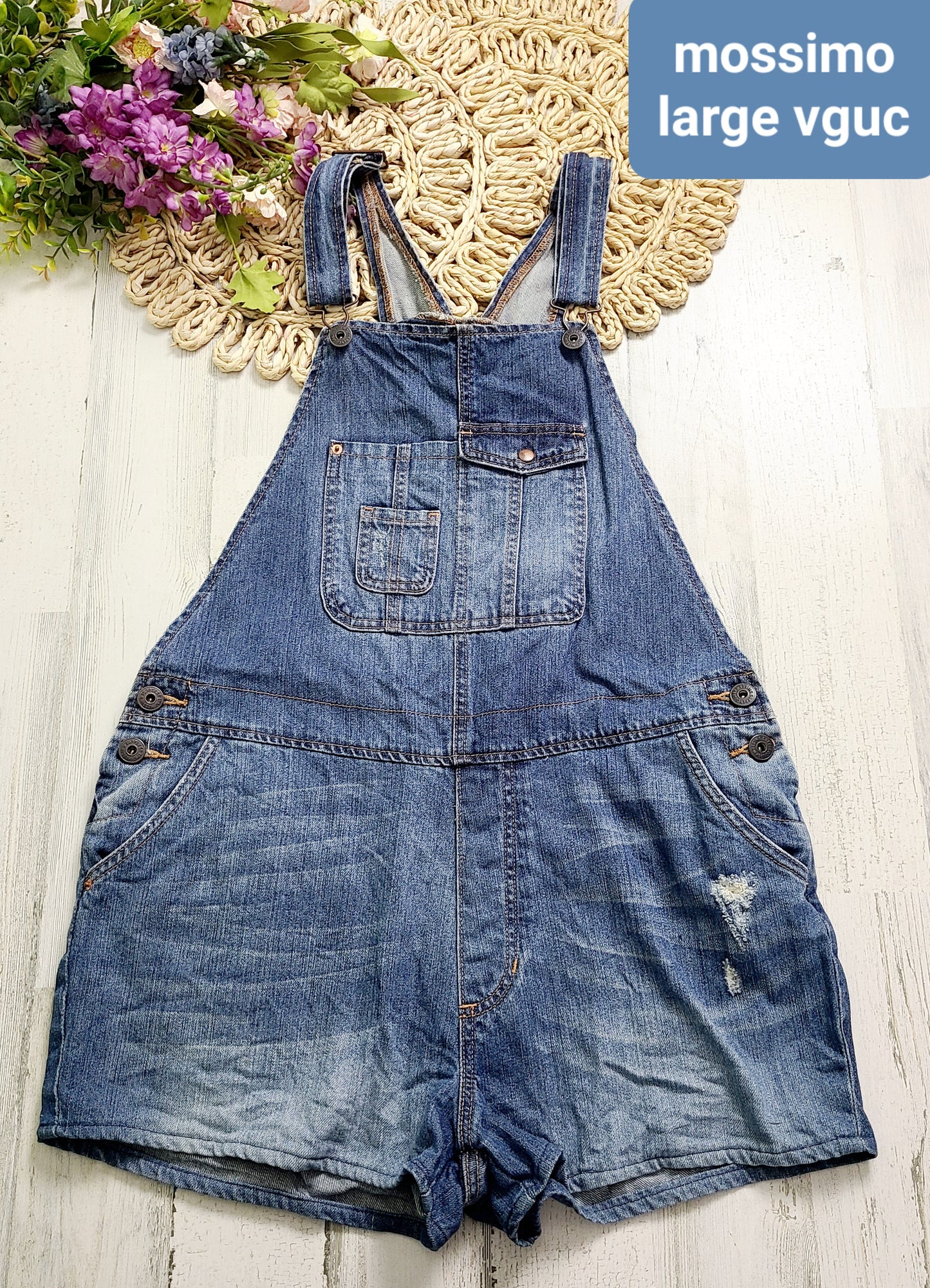 mossimo overall shorts