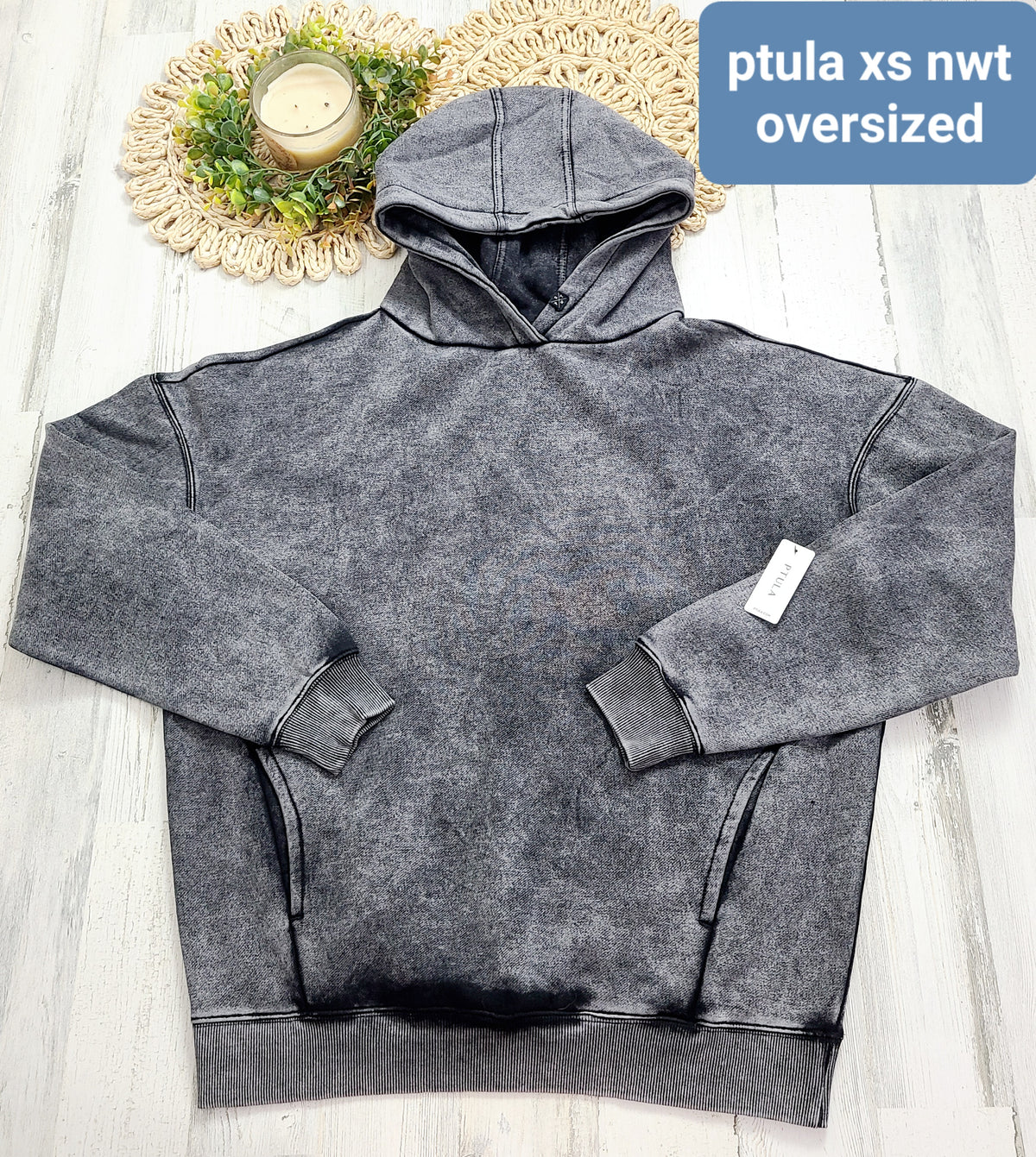 new ptula acid wash hoodie