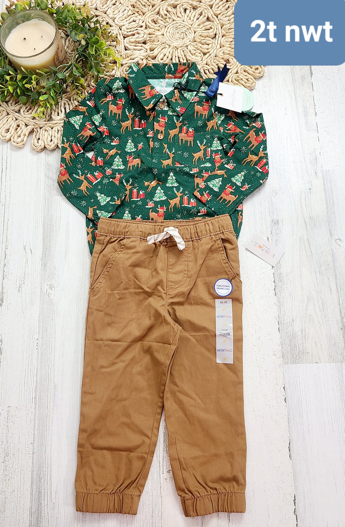 new christmas collar henley and joggers