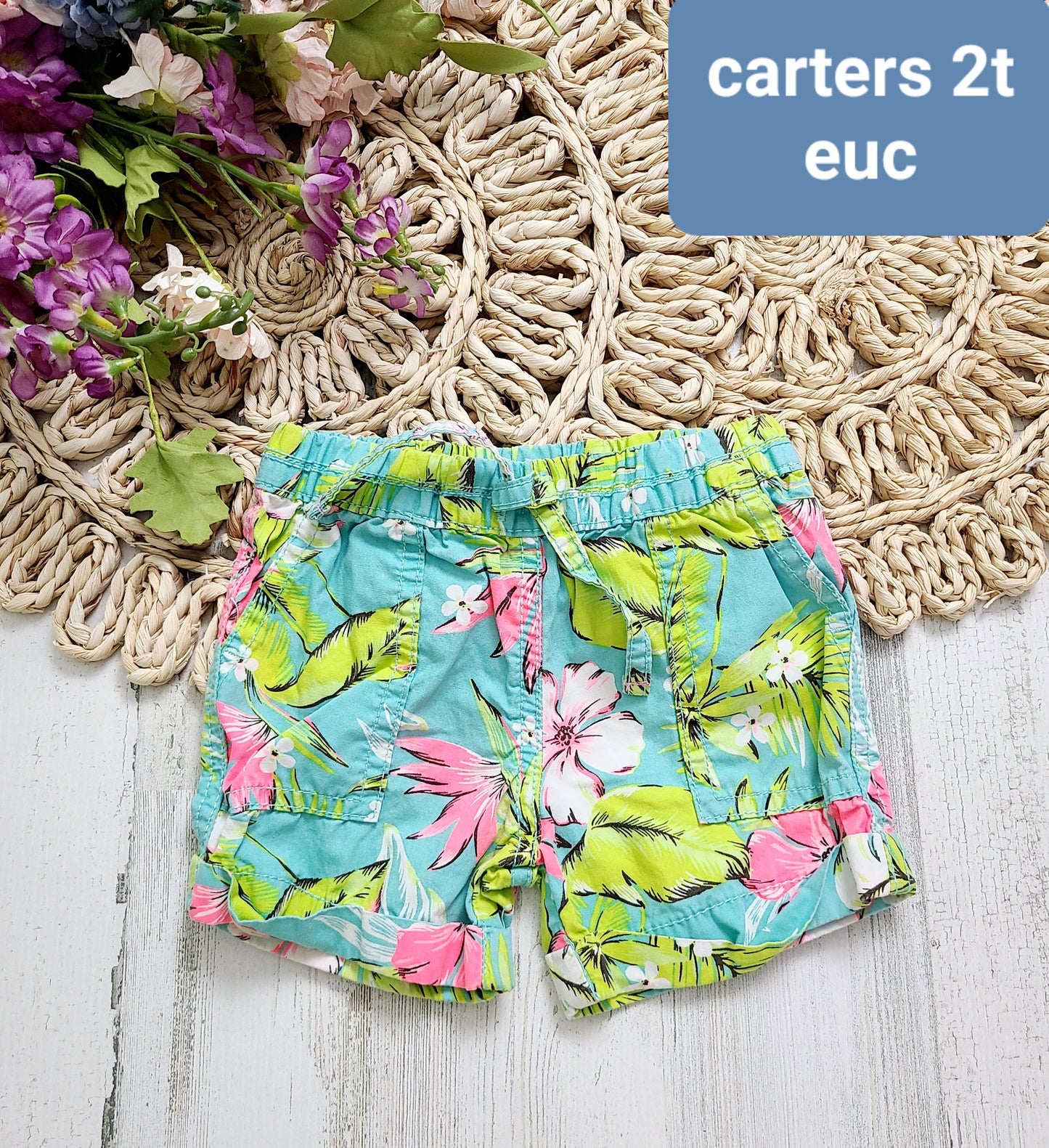 tropical carters shorts girls