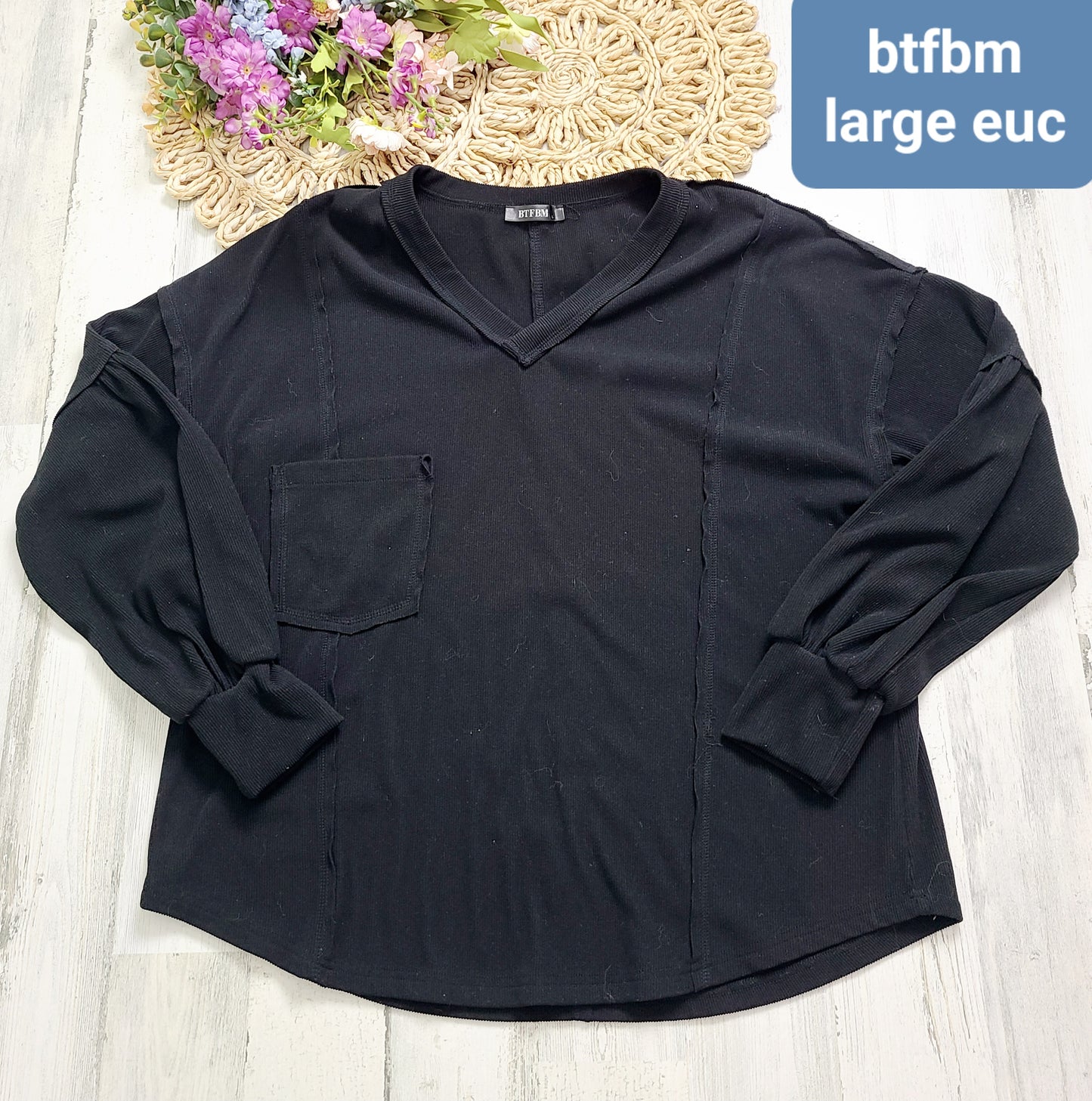 black btfbm oversized