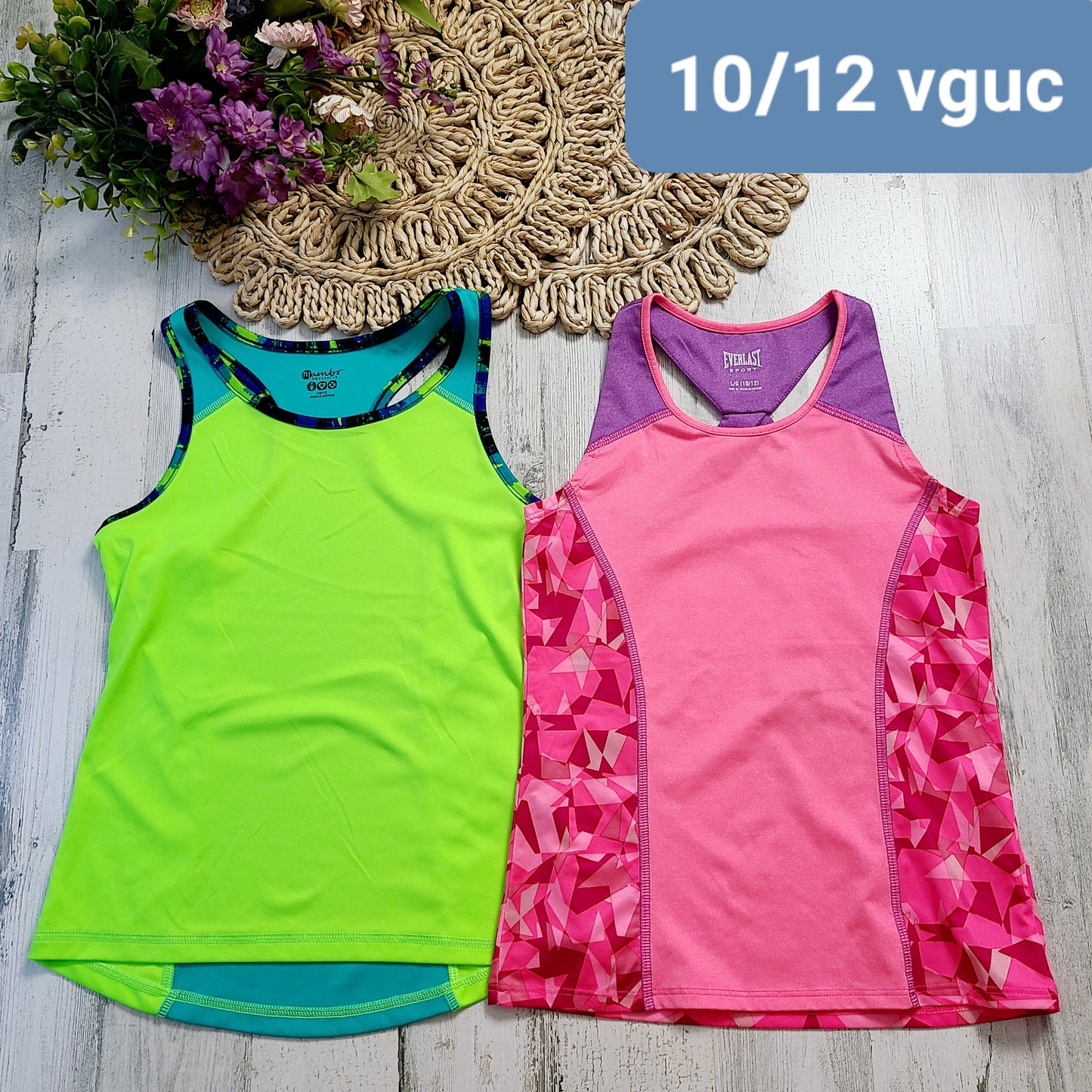 colorful active tanks girls