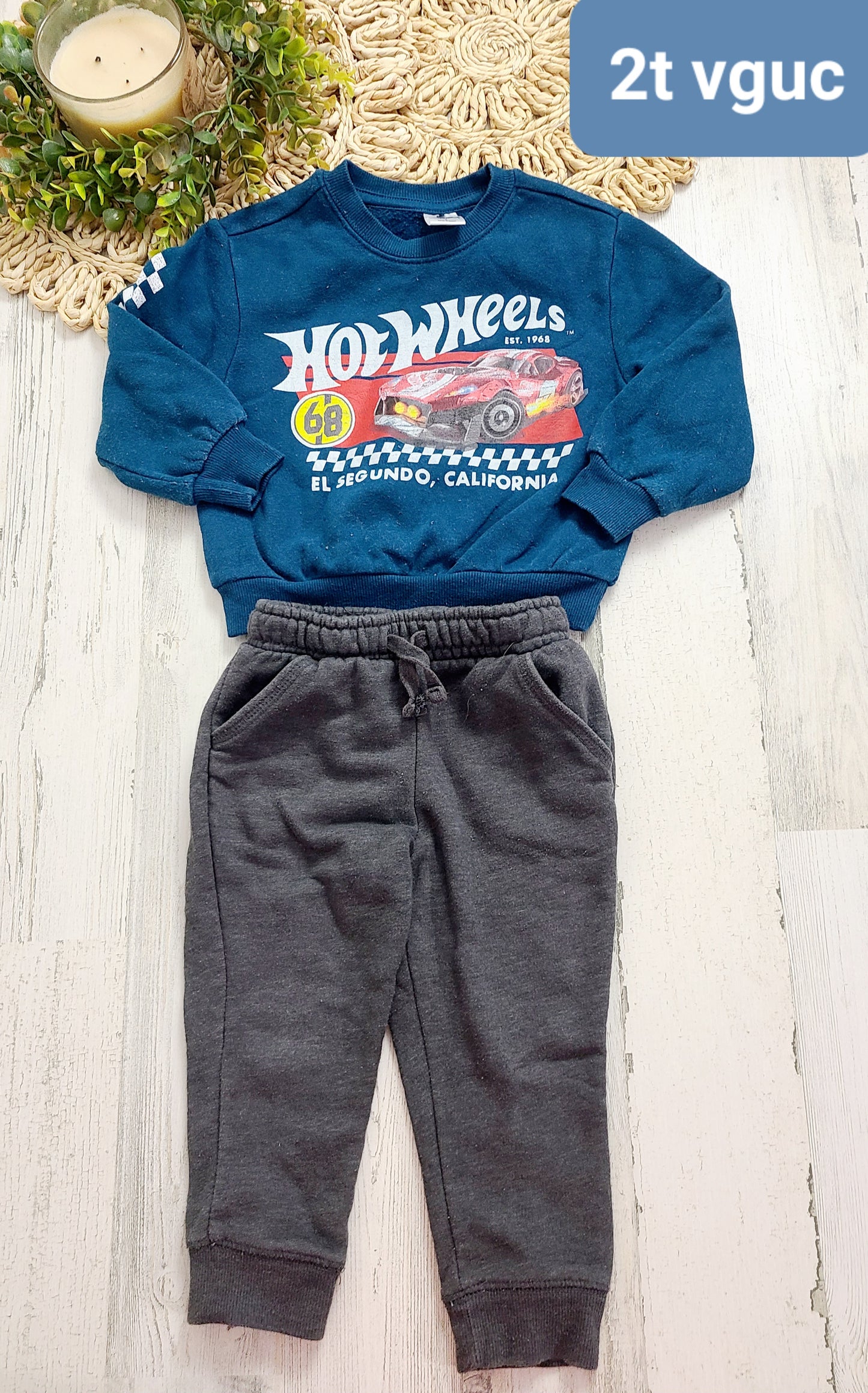hot wheels crewneck and pants
