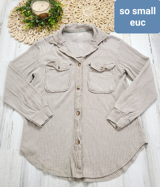 so waffle button down