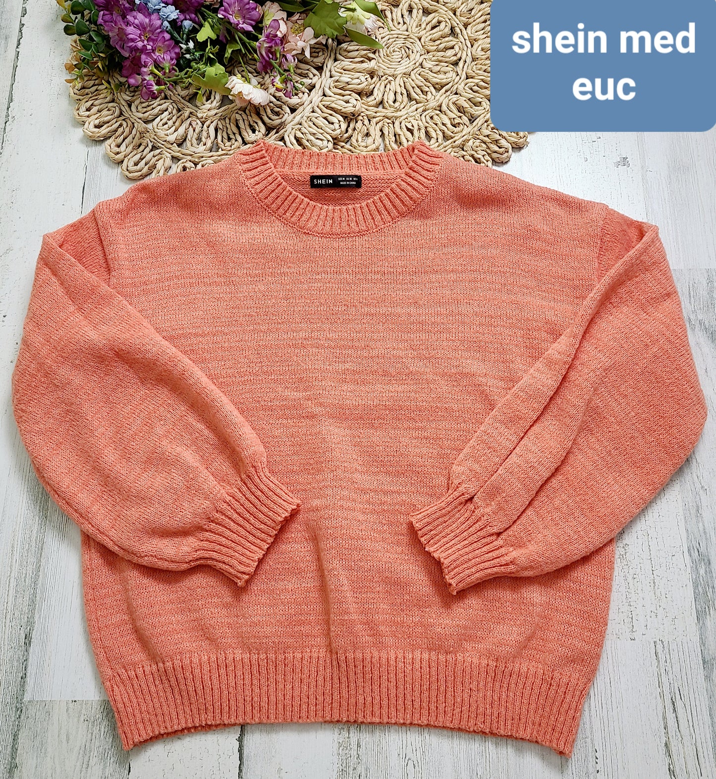 orange sweater shein