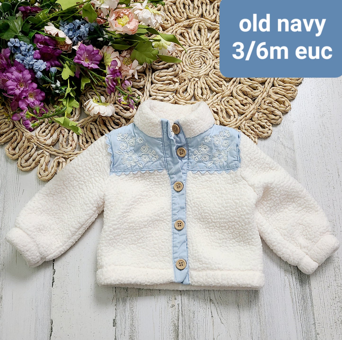baby 3/6m sherpa old navy