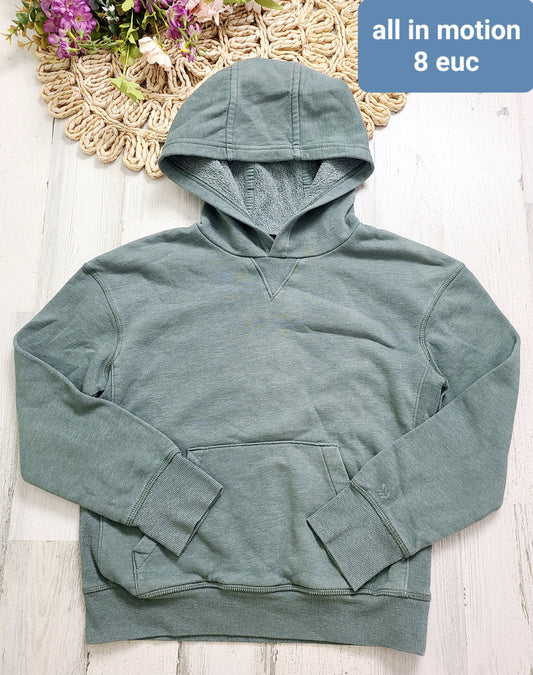 all in motion 8y boys hoodie green
