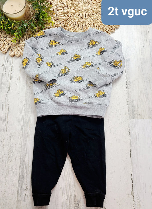 construction crewneck and joggers