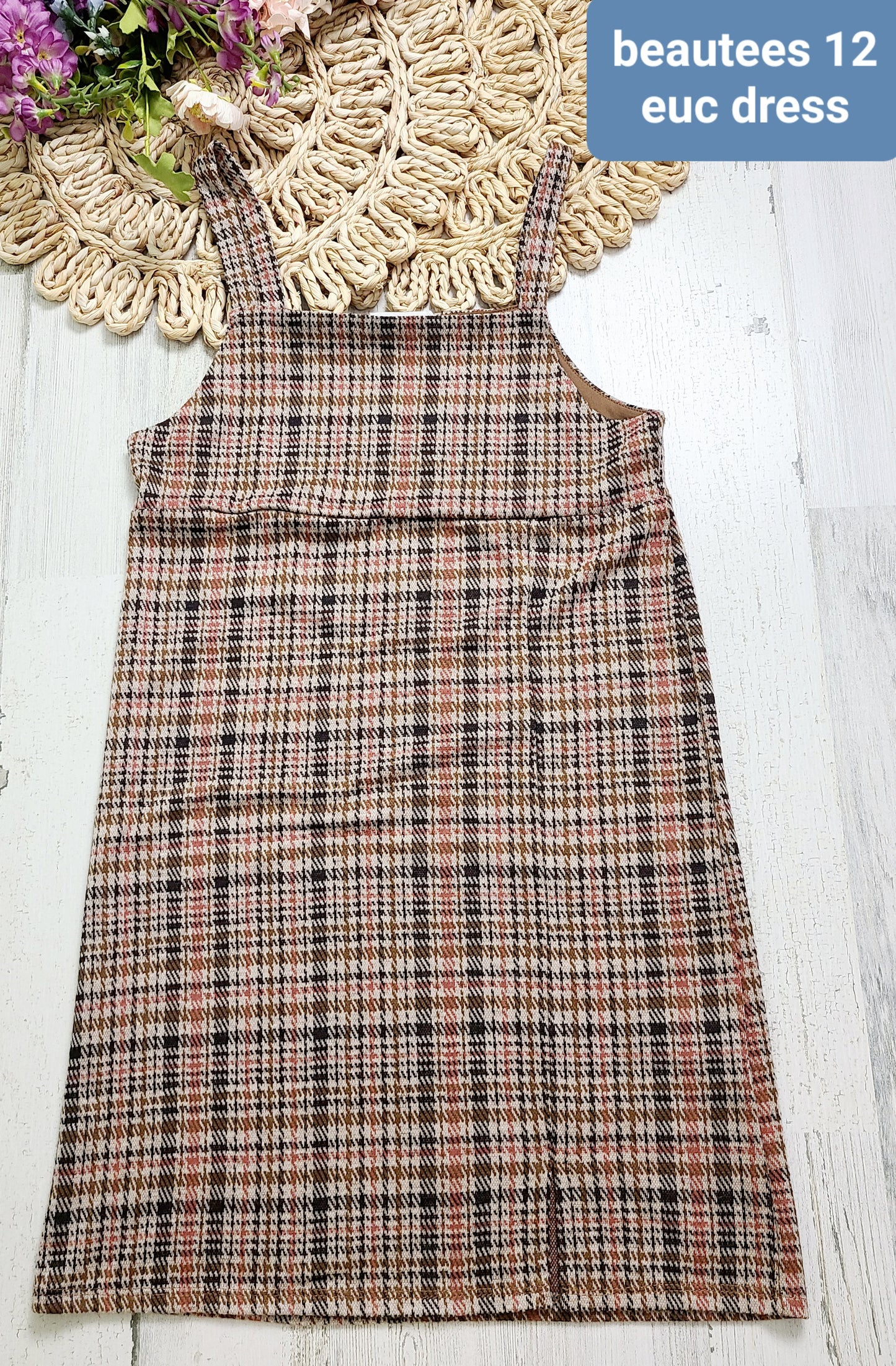 plaid beautees dress