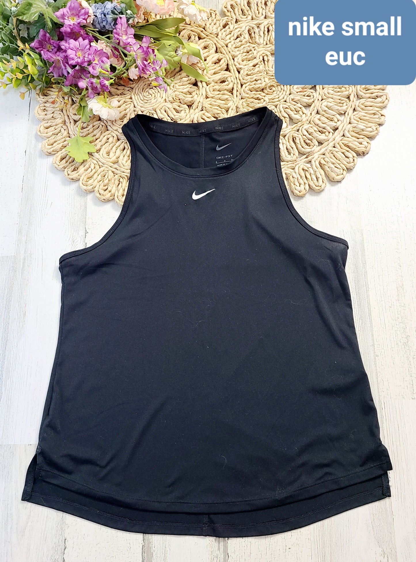 black nike drifit tank
