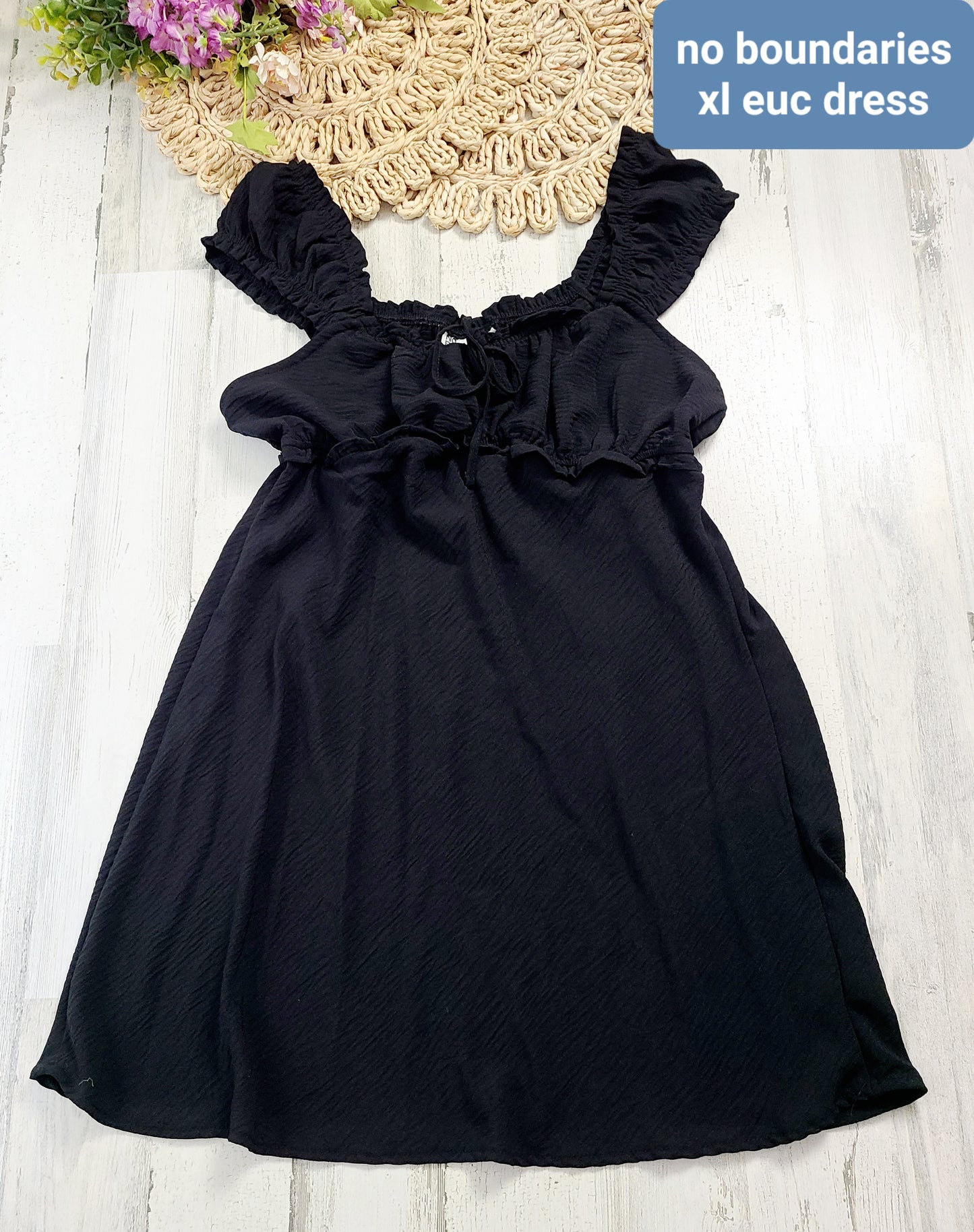 no boundaries xl dress with tie