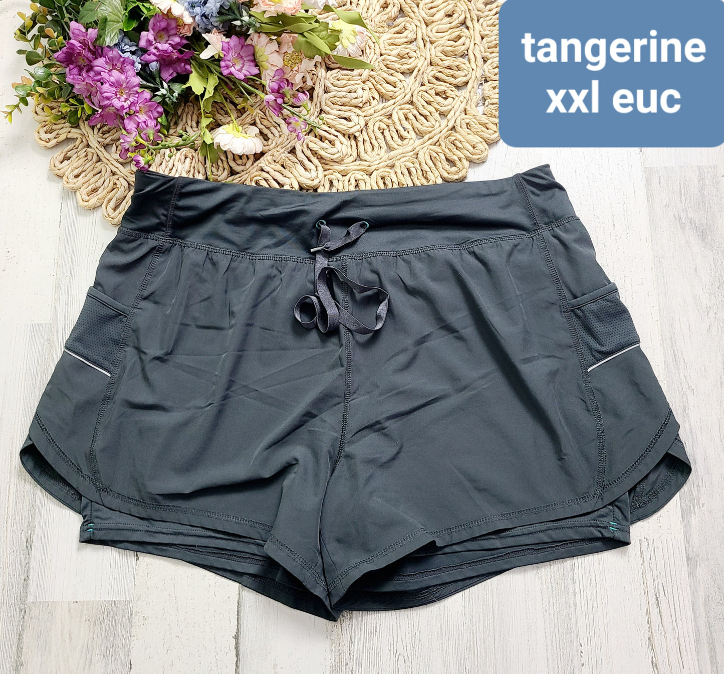 tangerine lined with spandex xxl