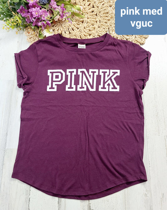 pink burgundy tee